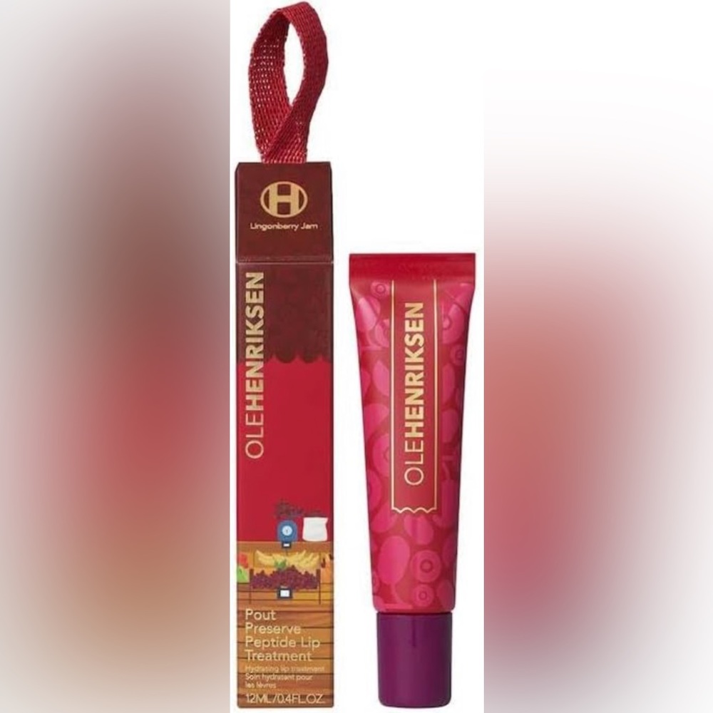 OLEHENRIKSEN Pout Preserve Peptide Lip Treatment - Lingonberry Jam NEW IN BOX